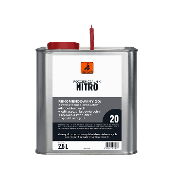 Nitro Šķīdinātājs bezkrāsaina 2,5L Dragon