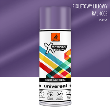 Universāla Emalja Aerosolā Fioletowy liliowy RAL 4005 400ml Dragon