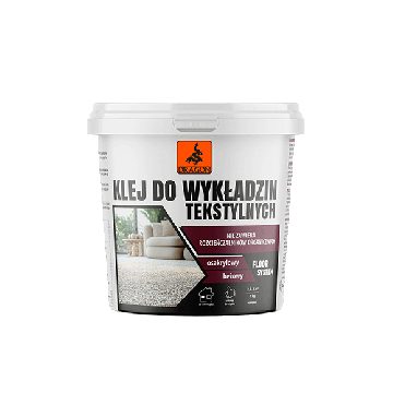 Klej do wykładzin tekstylnych - osakrylowy 1kg Dragon
