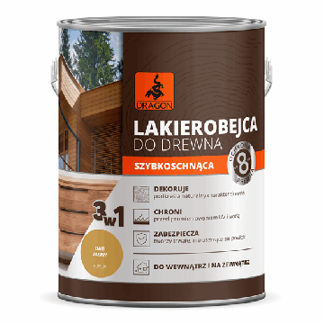 Ātri Žūstoša Laka Kokam gaišā ozola krāsā 2,5L Dragon