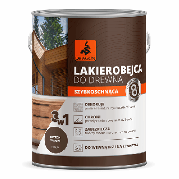 Ātri Žūstoša Laka Kokam riekstkoka krāsa 2,5L Dragon