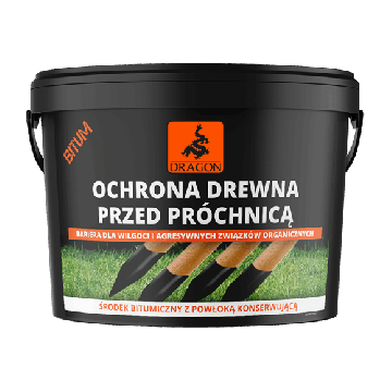 Līdzeklis Koksnes Aizsardzībai Pret Sabrukšanu Melna 3kg Dragon